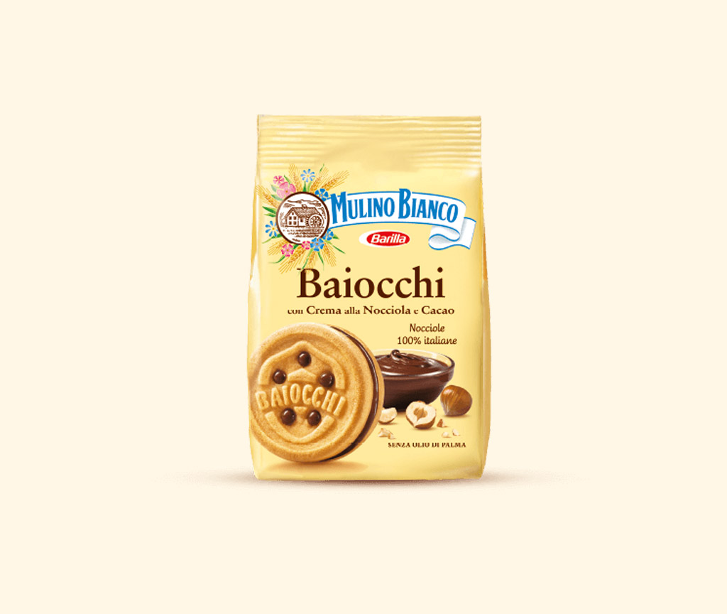 MULINO BIANCO Baiocchi - biscuits fourrés à la pistache 240g - 3